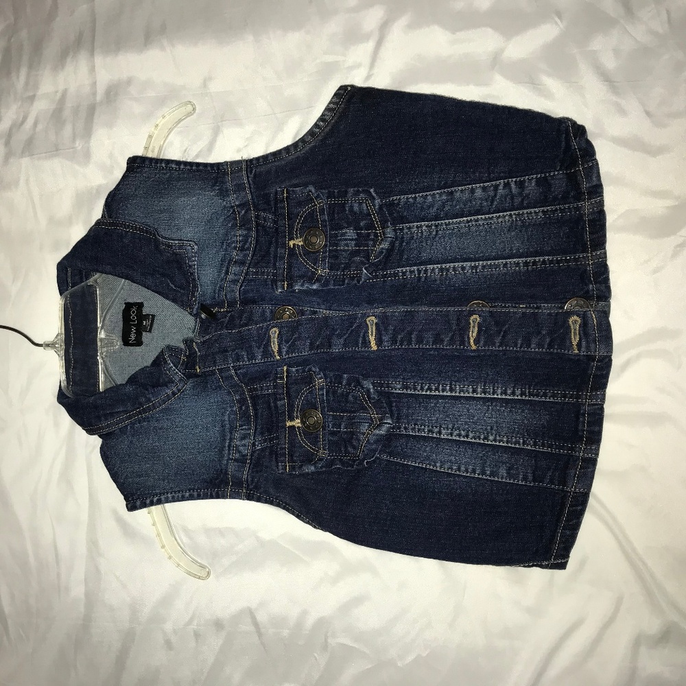 Junior's Casual Denim Vest